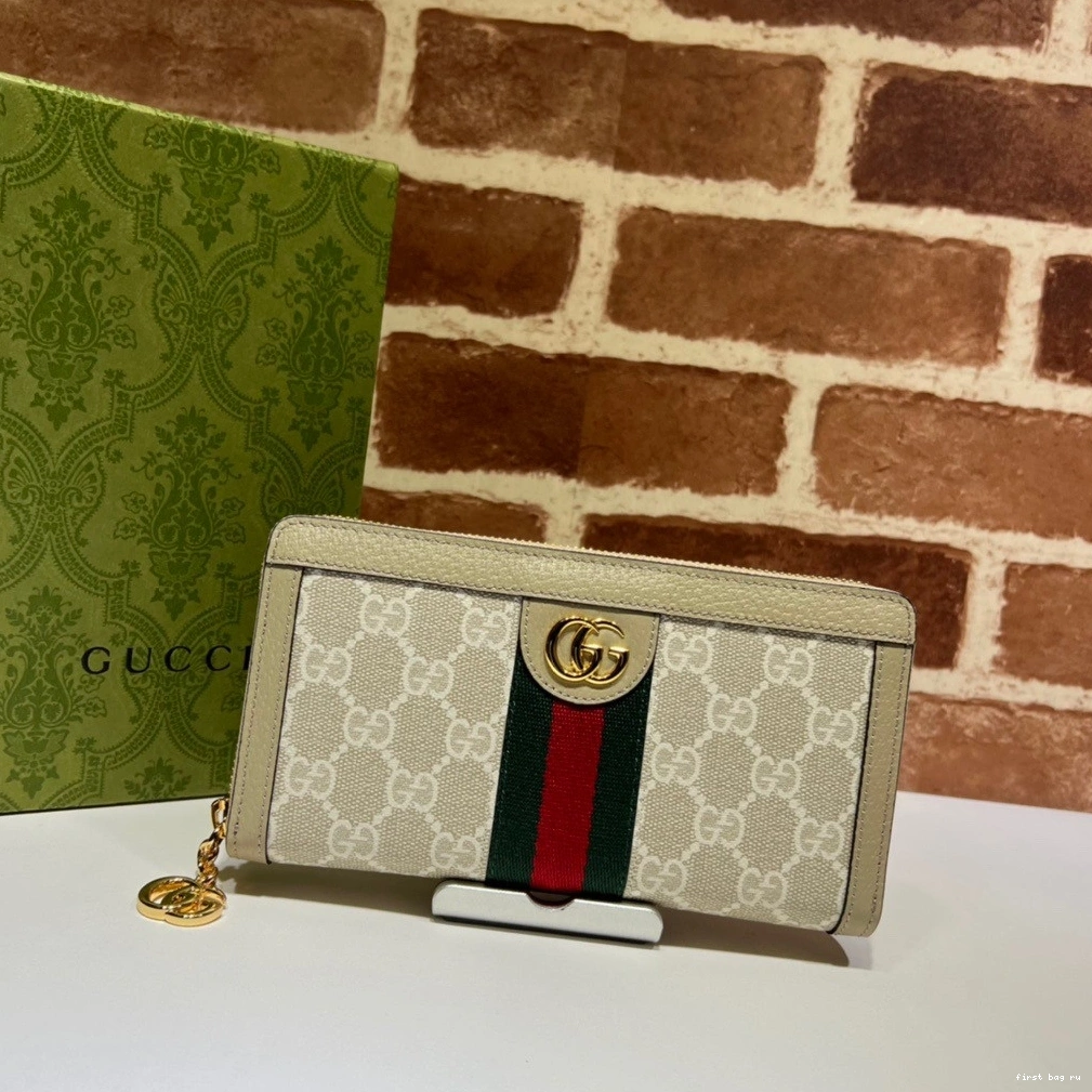 Firstbag ru zip GG Gucci Ophidia around wallet 0819
